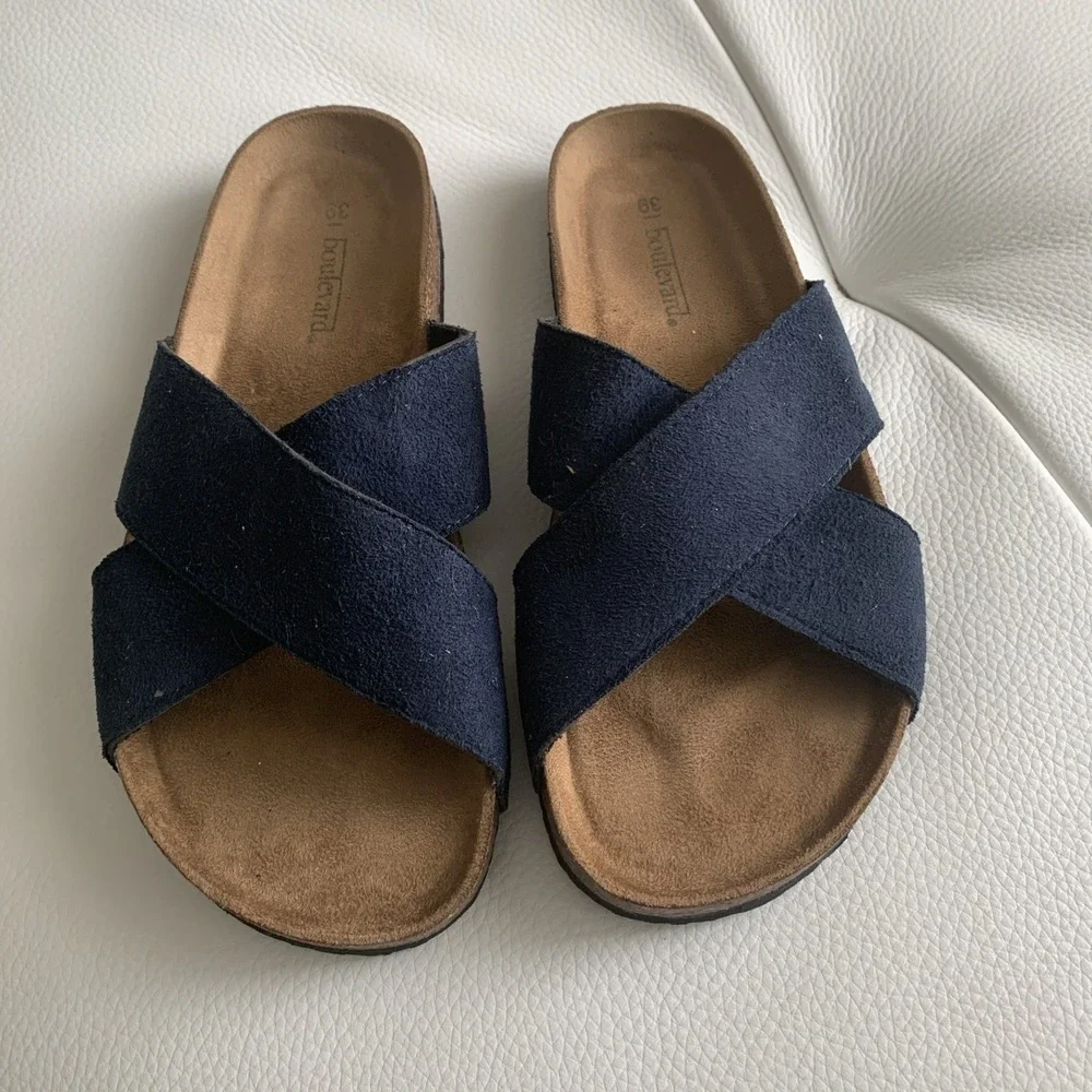 Boulevard Women Sandal New Whitout Color Blue  Tag Size 39